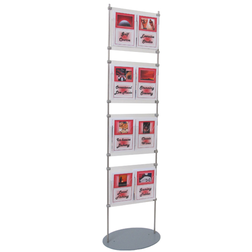 LF6: Literature stands - holders on 10mm bars