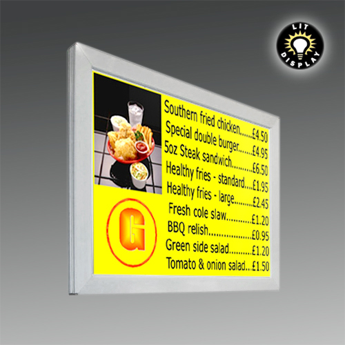 MW1: Wall mounted light boxes (lit 'snap' frames)