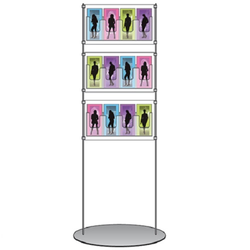 LF6: Literature stands - holders on 10mm bars