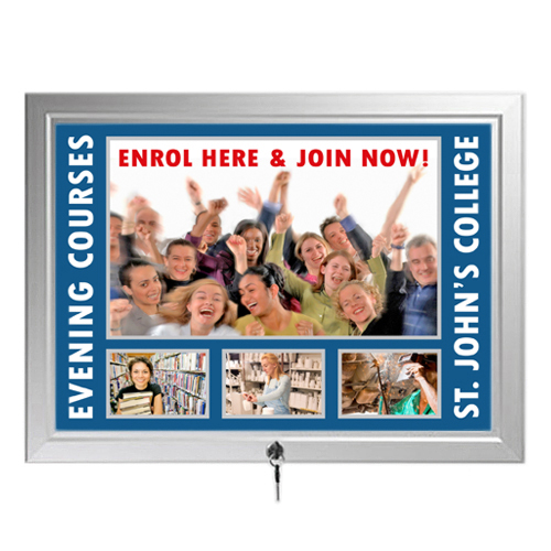 PW14: External lockable poster frames