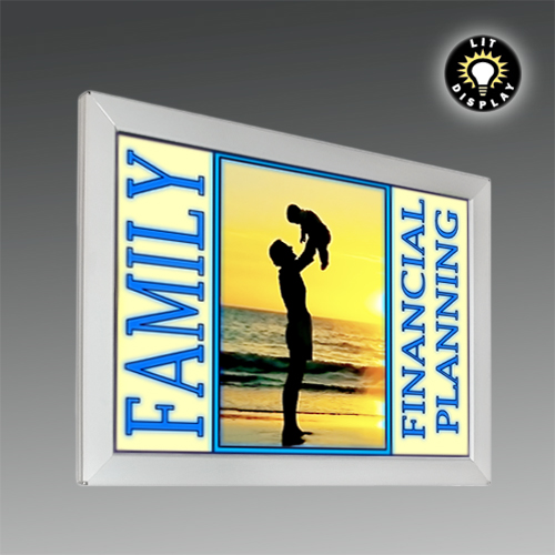 MW1: Wall mounted light boxes (lit 'snap' frames)