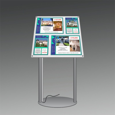 LIT podium stand - different configuration LIT podium stand - different configuration