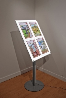 LIT free standing window display LIT free standing window display