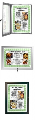 Lockable poster frame options Lockable poster frame options